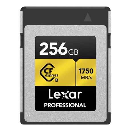 Lexar Professional CFexpress 256GB Type-B Memory Card GOLD Series LCXEXPR256G-RNENG