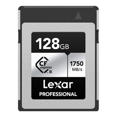 Lexar Professional CFexpress 128GB Type-B Memory Card SILVER Series LCXEXSL128G-RNENG