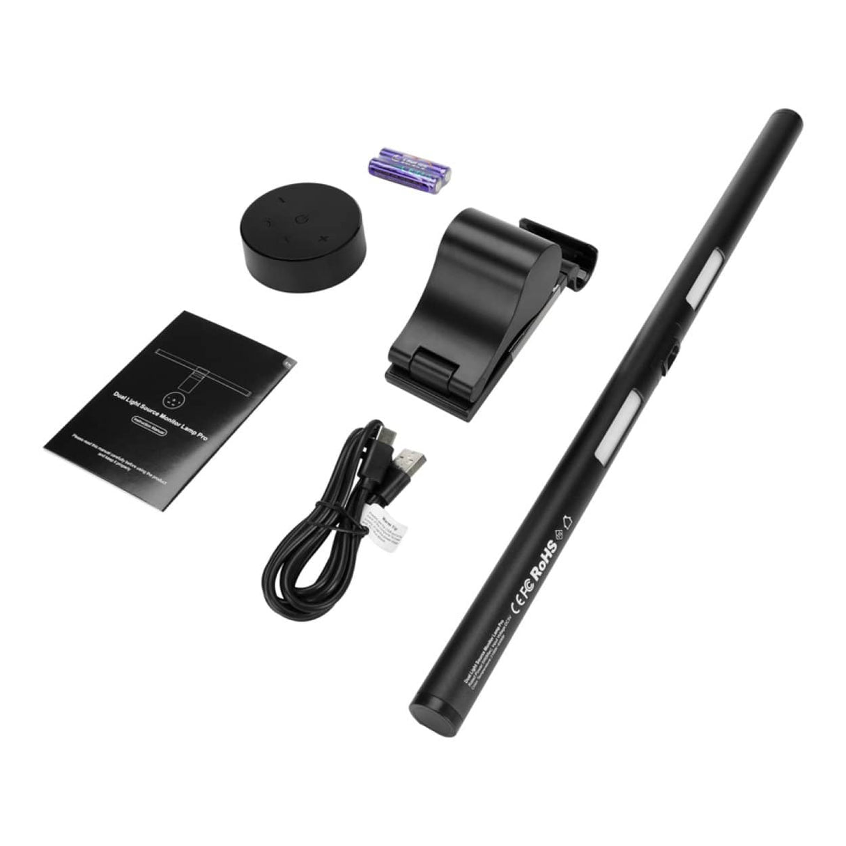 LinkQnet Bracket Monitor Light Bar with Wireless Remote Black LDL16-6LV