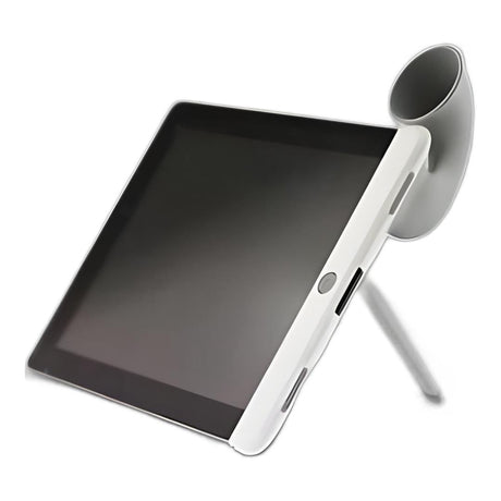 Bone Collection Horn Stand with Sound Amplifier for iPad 2 Grey LF11041-GR