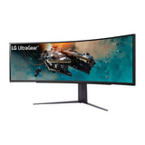 LG UltraGear 49-inch 5120 x 1440p Dual QHD 32:9 240Hz 1ms Ultrawide Curved Monitor LGE49GR85DC