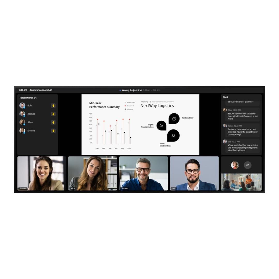 Samsung QPDX-5K 105-inch 5K UHD LCD Tizen 7 Wi-Fi Digital Signage Panel LH105QPD5BGXEN