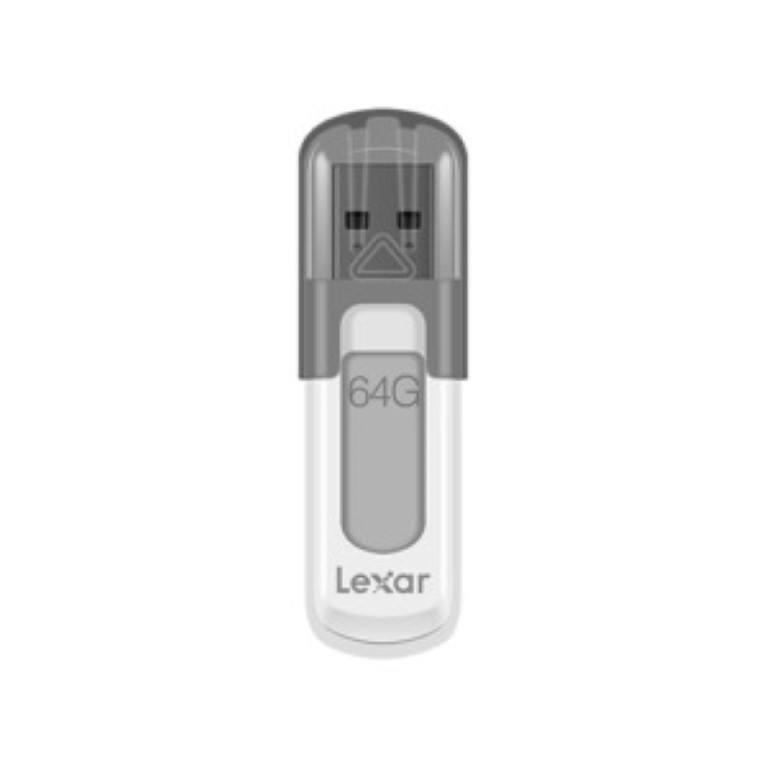 Lexar JumpDrive V100 64GB USB Flash Drive Grey LJDV100-64GABGY