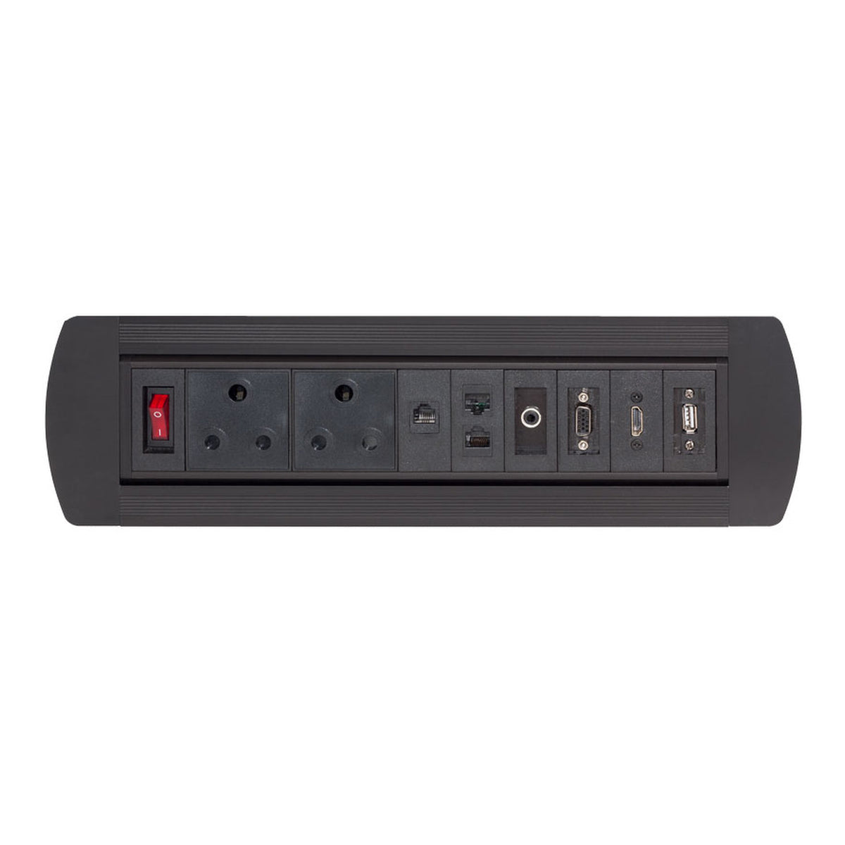 Lucktech Manual Flipping Desk Socket LK-DMS-715/B