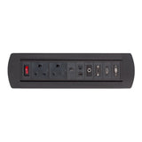 Lucktech Manual Flipping Desk Socket LK-DMS-715/B