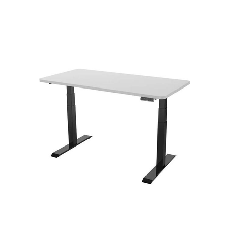 Lekkermotion 3-Stage Rectangular Leg Height Adjustable Desk LM-ET223R(IB)-WHITE