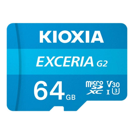 Kioxia EXCERIA G2 64GB MicroSDHC Memory Card LMEX2L064GG2