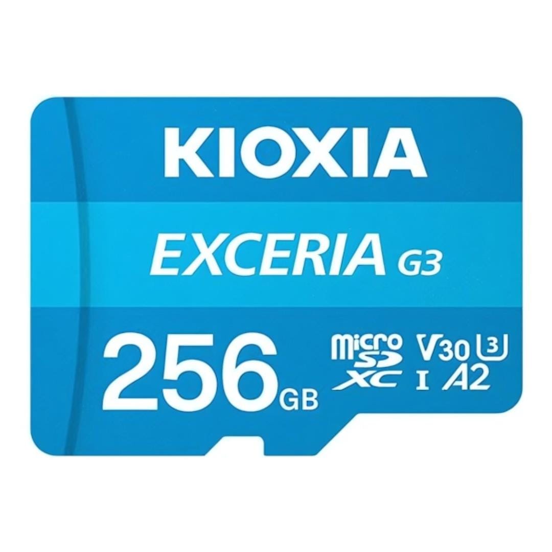 Kioxia Exceria G3 256GB MicroSDXC UHS-I Class 10 Memory Card LMEX3L256GG2