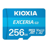 Kioxia Exceria G3 256GB MicroSDXC UHS-I Class 10 Memory Card LMEX3L256GG2