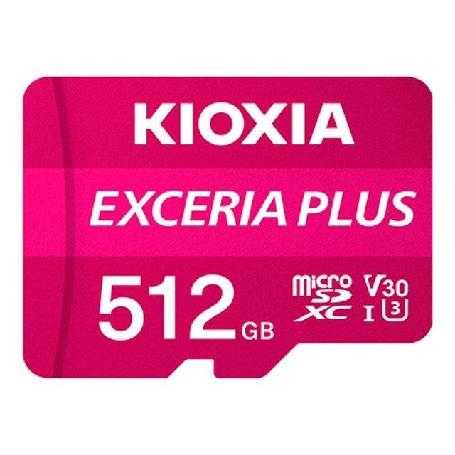 Kioxia M303R EXCERIA PLUS 512GB MicroSD Memory Card LMPL1M512GG2