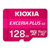 Kioxia Exceria Plus G3 128GB MicroSDXC UHS-I Class 10 Memory Card LMPL3M128GG2