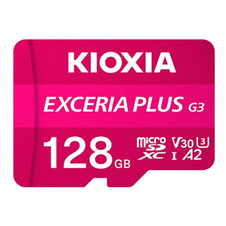 Kioxia Exceria Plus G3 128GB MicroSDXC UHS-I Class 10 Memory Card LMPL3M128GG2