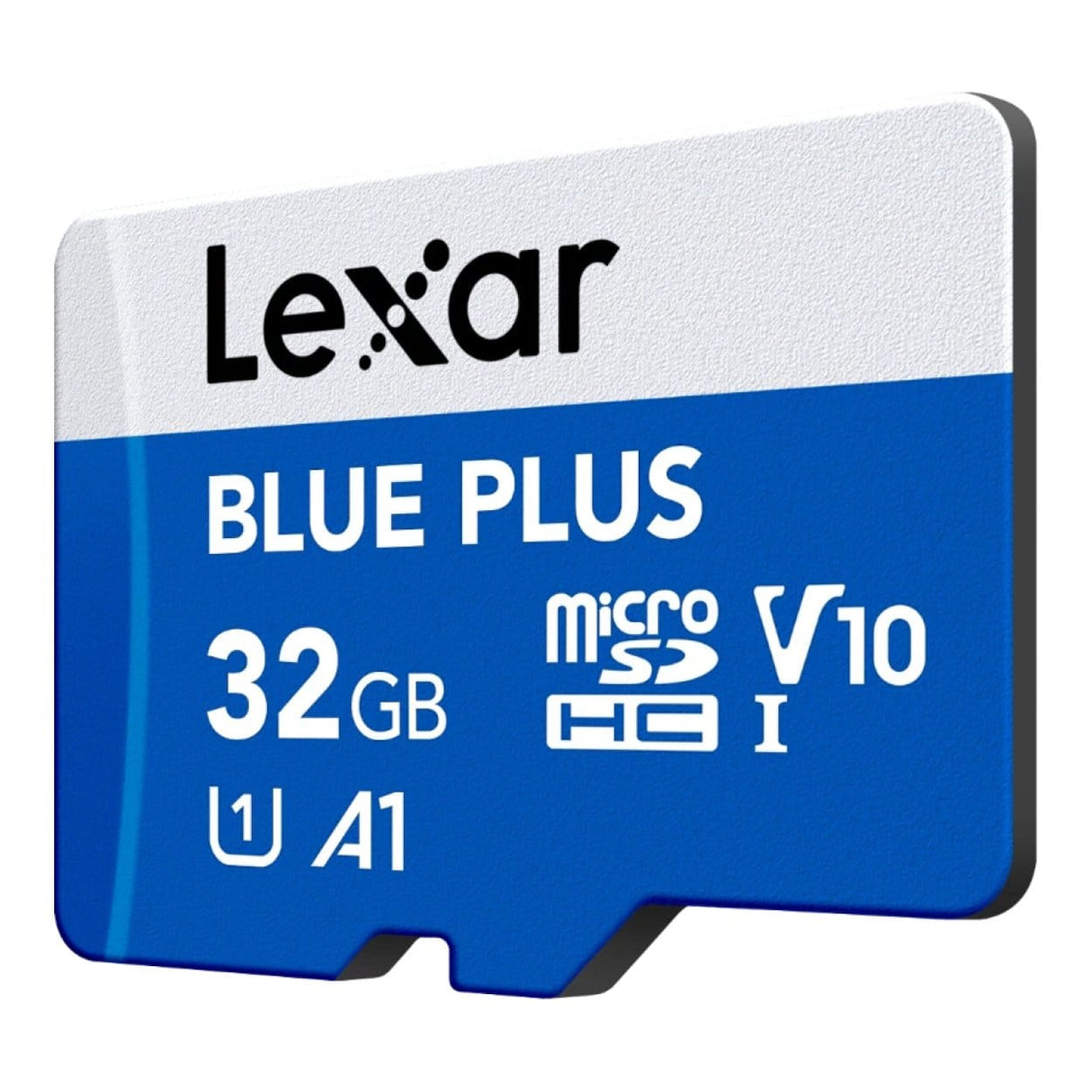 Lexar BLUE PLUS 32GB MicroSDHC Memory Card LMSBLPL032G-BNANG