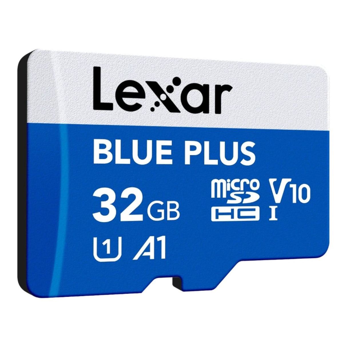 Lexar BLUE PLUS 32GB MicroSDHC Memory Card LMSBLPL032G-BNANG
