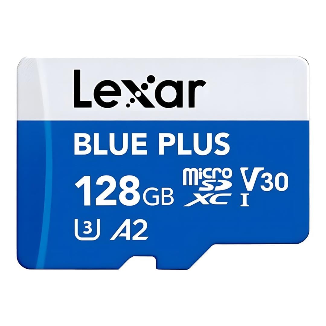 Lexar Blue Plus 128GB UHS-I microSDXC Memory Card LMSBLPL128G-BNANG