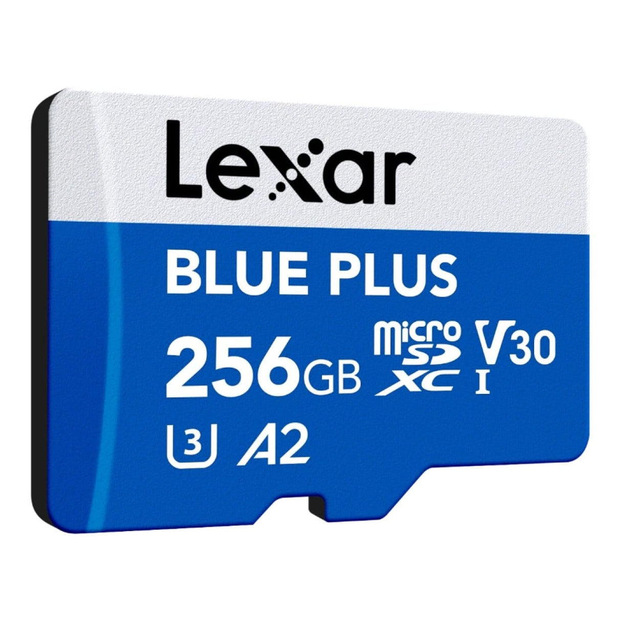 Lexar BLUE PLUS 256GB MicroSDXC Memory Card LMSBLPL256G-BNANG