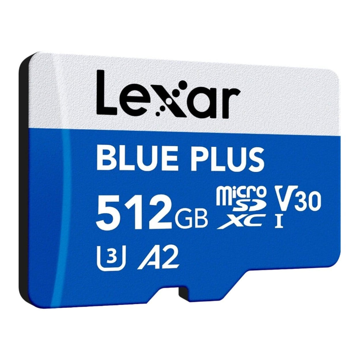 Lexar Blue Plus 512GB MicroSDXC UHS-I Memory Card LMSBLPL512G-BNANG