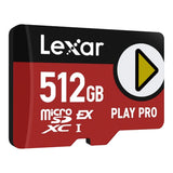 Lexar PLAY PRO 512GB Express MicroSDXC Memory Card LMSXPS0512G-BNNNG