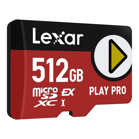 Lexar PLAY PRO 512GB Express MicroSDXC Memory Card LMSXPS0512G-BNNNG