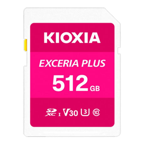 Kioxia N303 EXCERIA PLUS 512GB SD Memory Card LNPL1M512GG4
