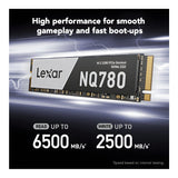 Lexar NQ780 1TB M.2 PCIe 4.0 NVMe 3D NAND Internal SSD LNQ780X001T-RNNNG