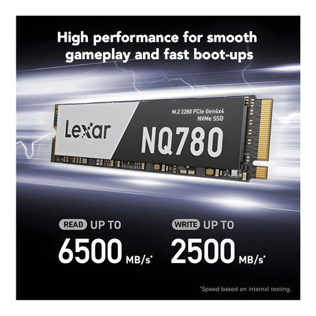 Lexar NQ780 1TB M.2 PCIe 4.0 NVMe 3D NAND Internal SSD LNQ780X001T-RNNNG