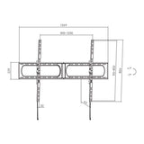 Lumi 37-140-inch Massive Super Heavy Duty TV Wall Mount LP73-812T