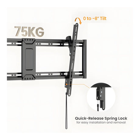 LUMI 43 to 95-inch Slim Tilt TV Wall Mount LP81-48T
