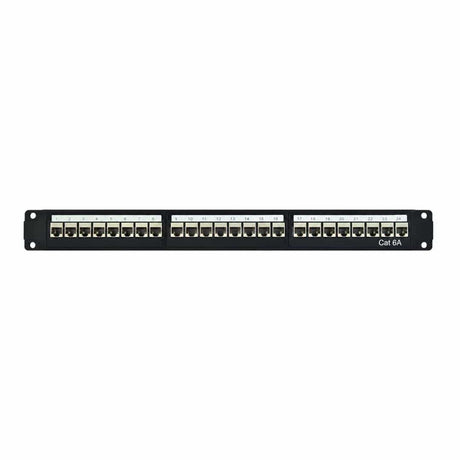 LinkQnet Cat6A FTP 24-port Shielded Patch Panel LPA124-C6AS