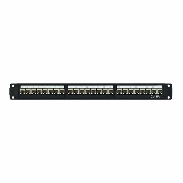 LinkQnet Cat6A FTP 24-port Shielded Patch Panel LPA124-C6AS