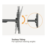 LinkQnet 43 to 90-inch Heavy-Duty Full-Motion TV Wall Mount LPA49-486XLD