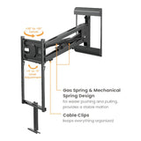 Lumi 65-85-inch Premium Pull Down Mantel TV Mount LPA53N-461L