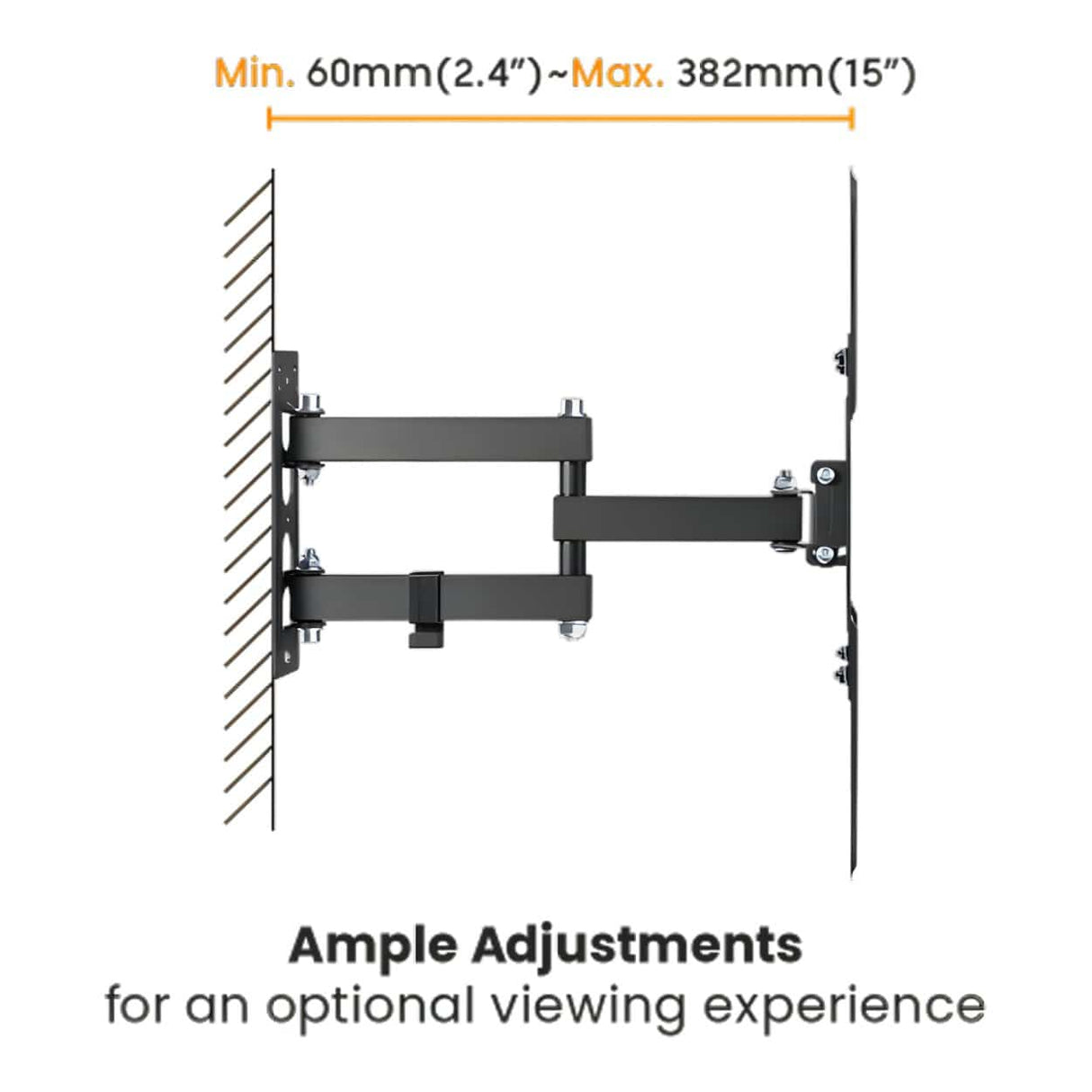 LUMI 32 to 70-inch Full-Motion TV Wall Mount LPA68-443