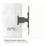 LUMI 50 to 100-inch Ultra-Slim Heavy-Duty Full-Motion TV Mount LPA88-684