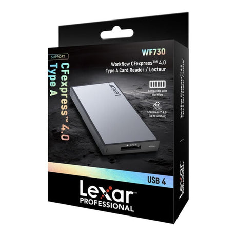 Lexar WF730 Professional Workflow CFexpress 4.0 Type-A Card Reader LPWF730N-5ANGL