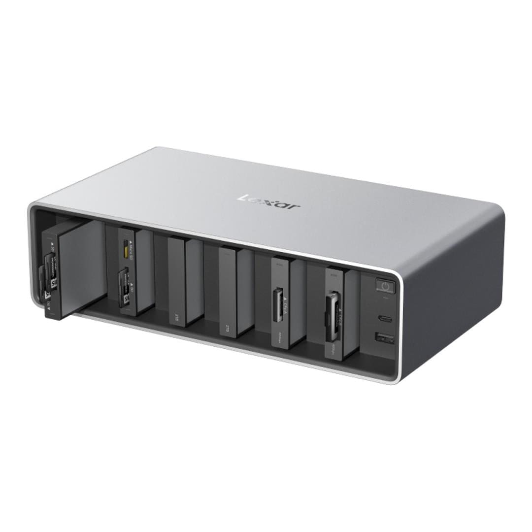 Lexar WF800 Professional Workflow 6-Bay Thunderbolt Docking Station LPWF800N-4A1NGL
