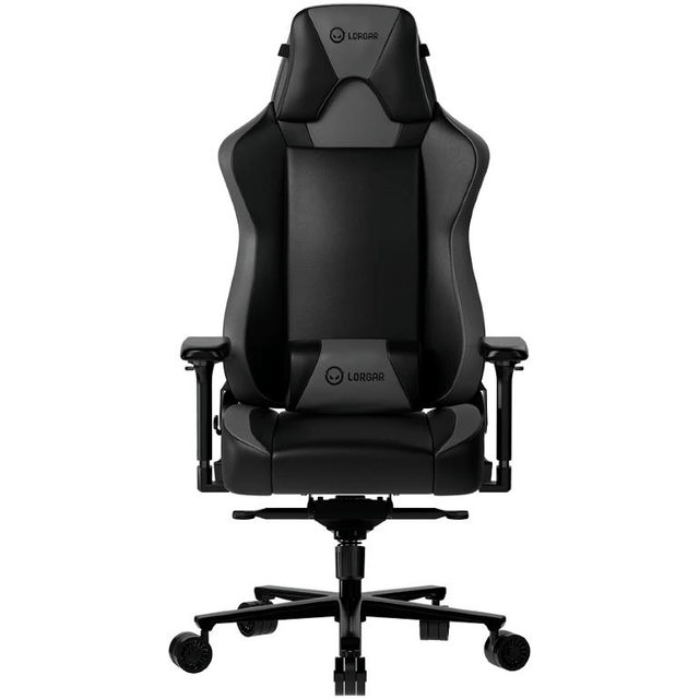 Lorgar Base 311 Eco-leather Gaming Chair Black Grey LRG-CHR311BGY