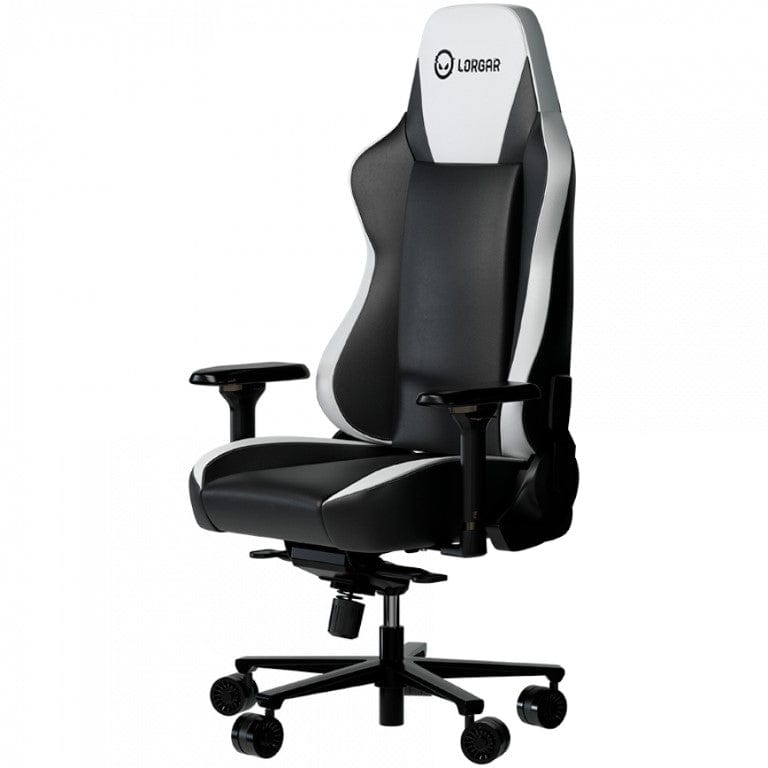 Lorgar Base 311 Eco-leather Gaming Chair Black White LRG-CHR311BW