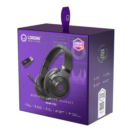 Lorgar Noah 702 Wireless Gaming Headset Black LRG-GHS702