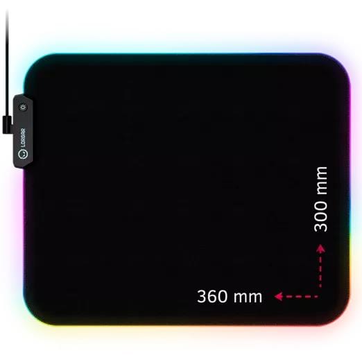 Lorgar Steller 913 RGB Gaming Mouse Pad Black LRG-GMP913