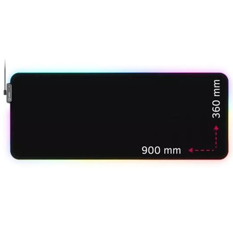 Lorgar Steller 919 RGB Gaming Mouse Pad Black LRG-GMP919