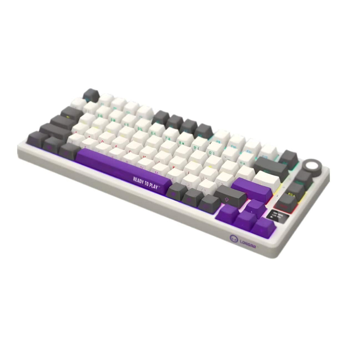Lorgar KBP7075W Wireless 75 Mechanical Gaming Keyboard Pro Beige LRG-KBP7075W-RT-US