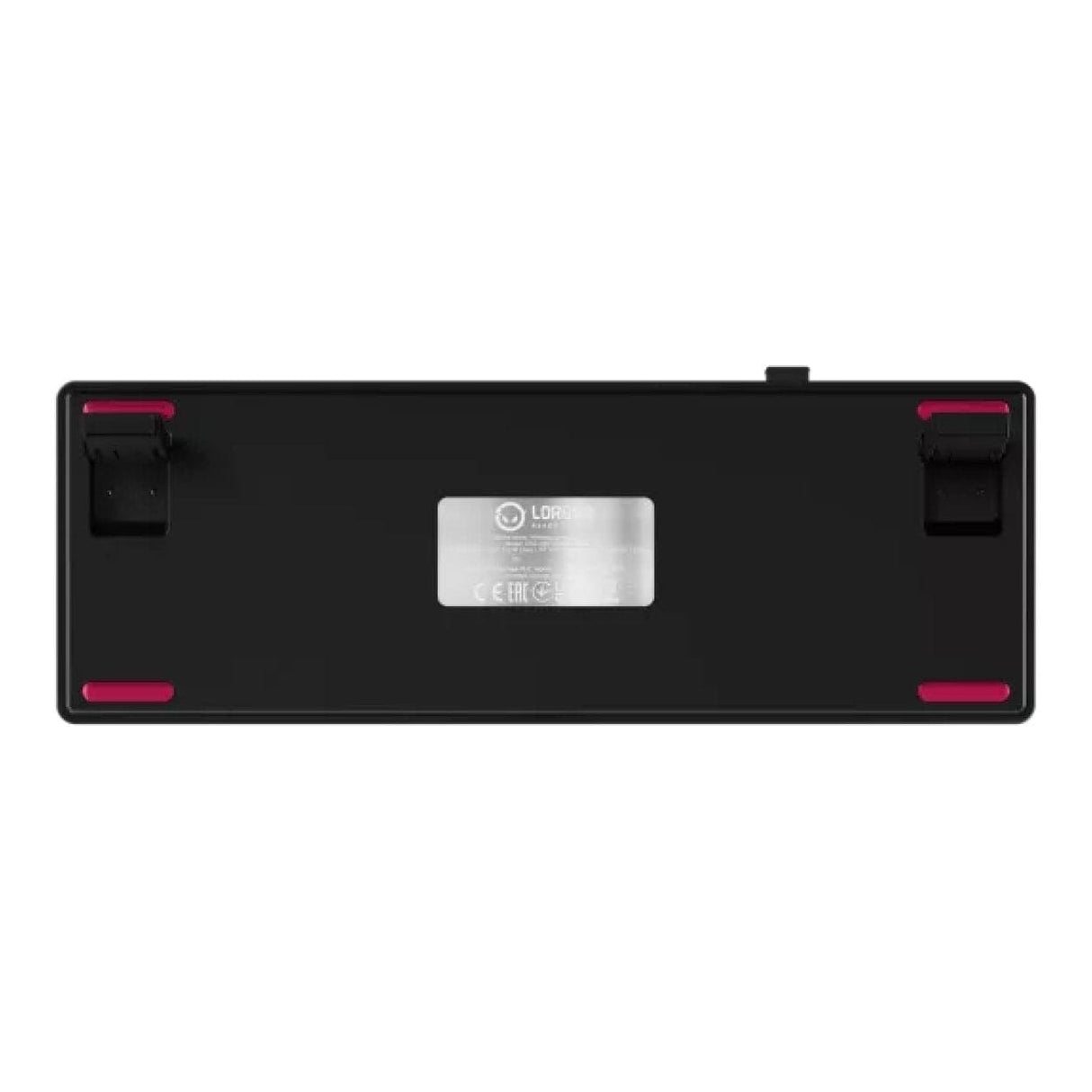 Lorgar KBP70MW Pro Wireless Mechanical Gaming Keyboard Black and Red LRG-KBP70MW-BK-US