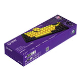 Lorgar KBP70MW Pro Wireless Mechanical Gaming Keyboard Black and Yellow LRG-KBP70MW-YL-US