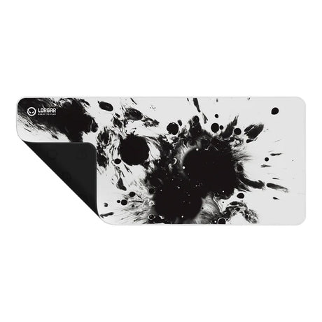 Lorgar Non-Waterproof Polyester Gaming Mouse Pad Black and Grey LRG-MPA14XL
