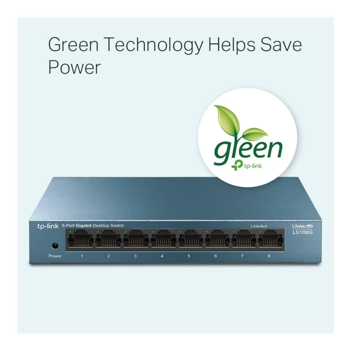 TP-Link LiteWave LS108G 8-port GbE Desktop Unmanaged Switch