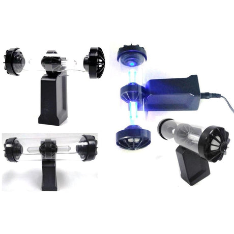 UniQue Transparent Tube Blue LED Stereo Speaker LS159-BK