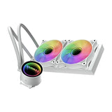 Raidmax Infinita 240mm ARGB Liquid CPU Cooler - White LS240WT ARGB
