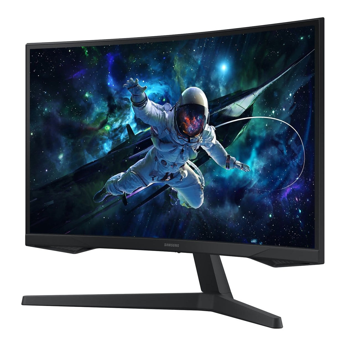Samsung Odyssey G55C 27-inch 2560 x 1440p QHD 16:9 165Hz 1ms LED VA Curved Gaming Monitor LS27CG552EUXEN