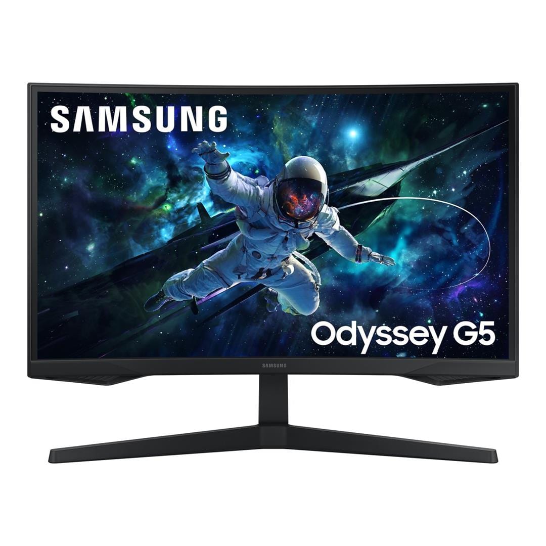 Samsung Odyssey G55C 27-inch 2560 x 1440p QHD 16:9 165Hz 1ms LED VA Curved Gaming Monitor LS27CG552EUXEN